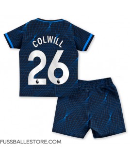 Günstige Chelsea Levi Colwill #26 Auswärts Trikotsatzt Kinder 2023-24 Kurzarm (+ Kurze Hosen)